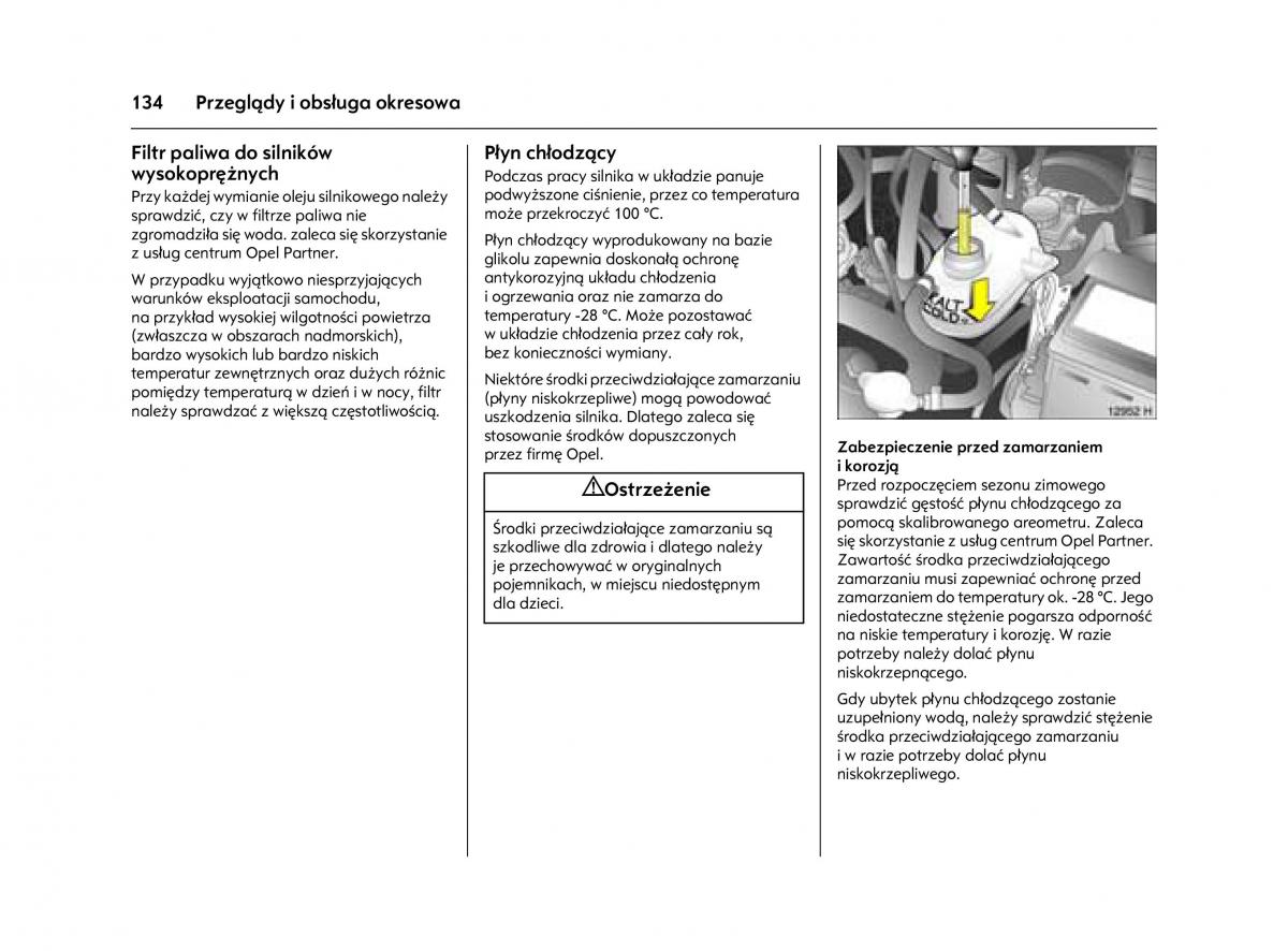 Opel Agila A instrukcja obslugi / page 138