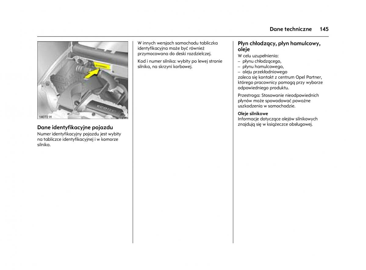 Opel Agila A instrukcja obslugi / page 149