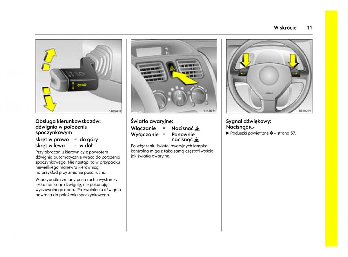 manual Opel Agila Opel Agila A instrukcja / page 15