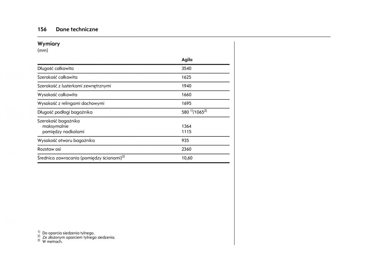 Opel Agila A instrukcja obslugi / page 160