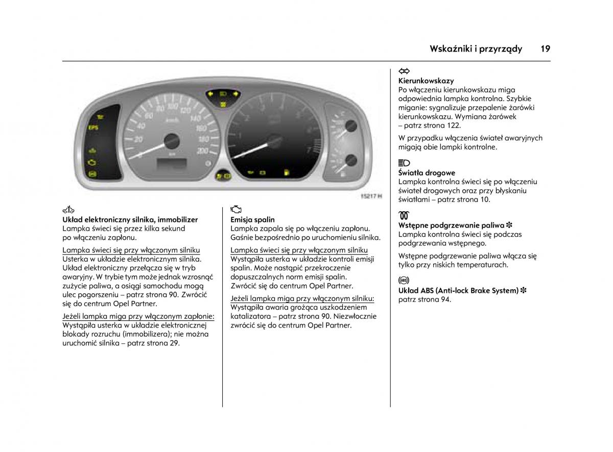 Opel Agila A instrukcja obslugi / page 23