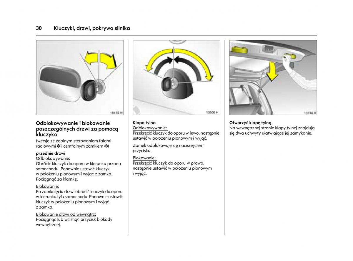 Opel Agila A instrukcja obslugi / page 34