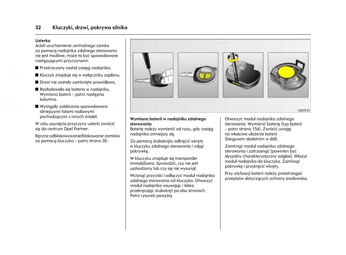 Opel Agila A instrukcja obslugi / page 36