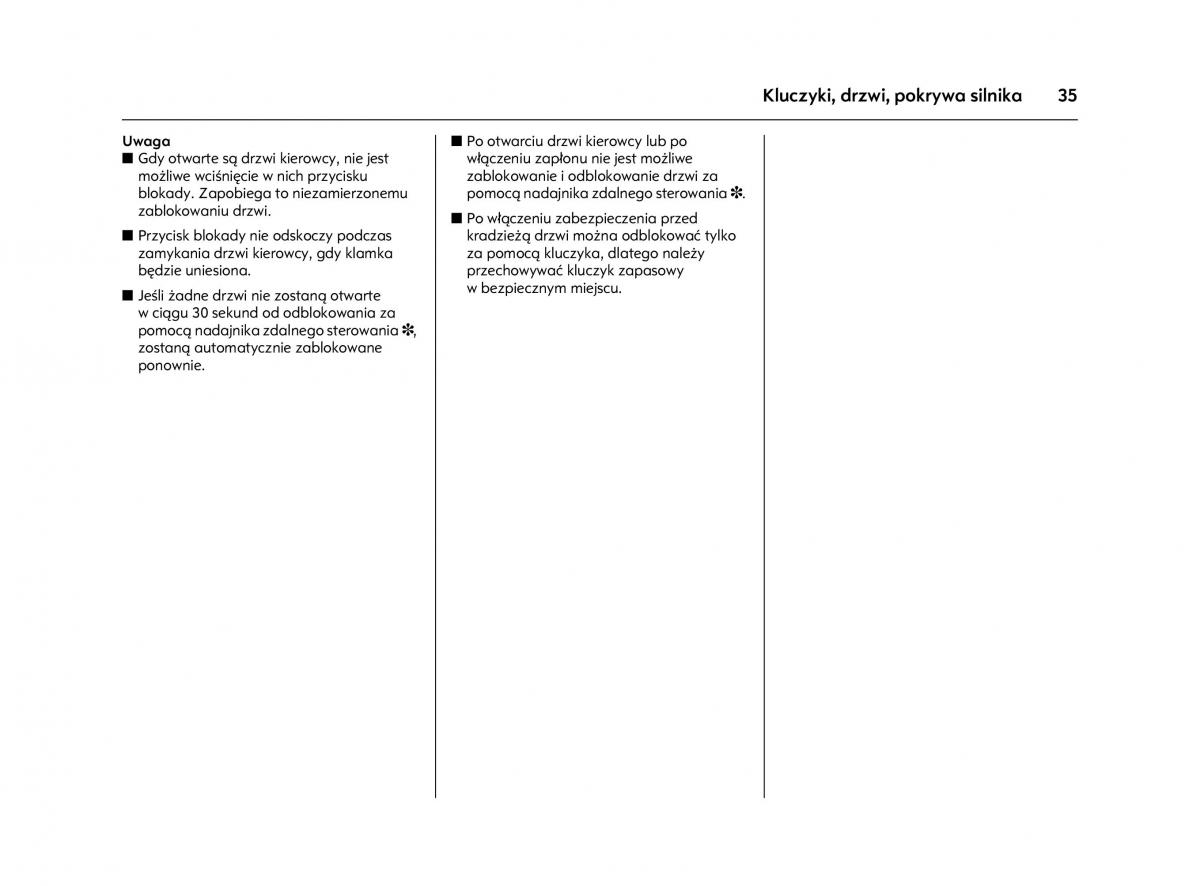 Opel Agila A instrukcja obslugi / page 39