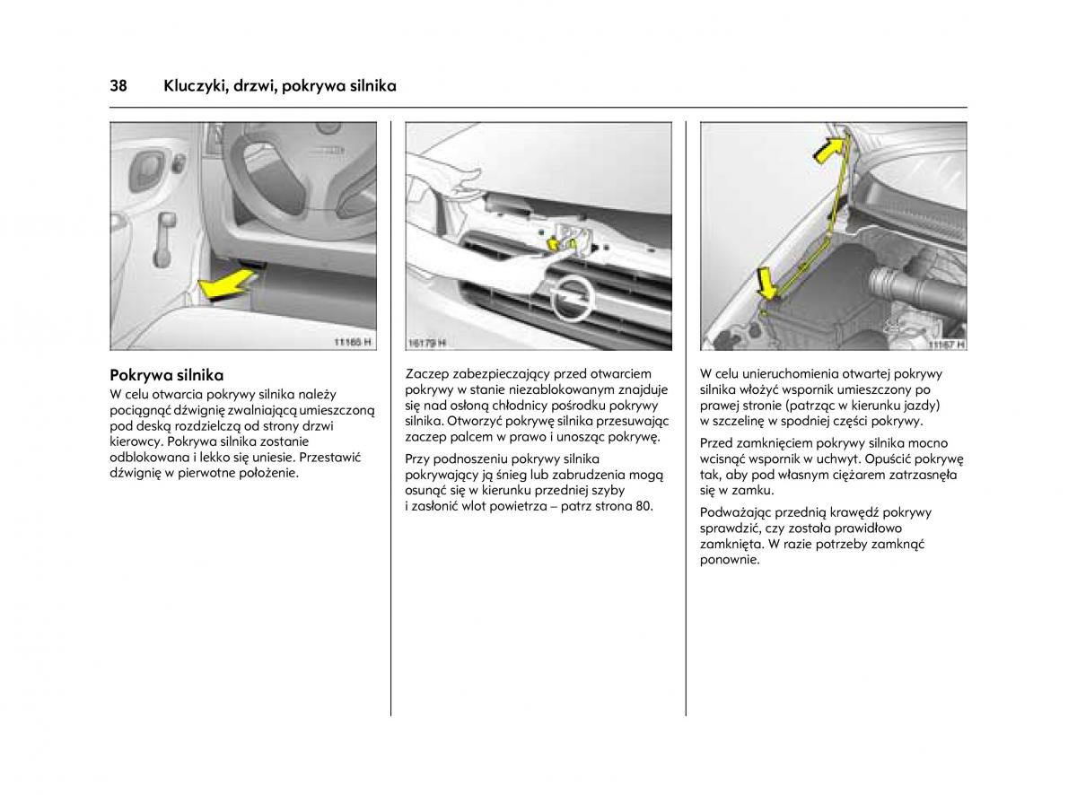 Opel Agila A instrukcja obslugi / page 42