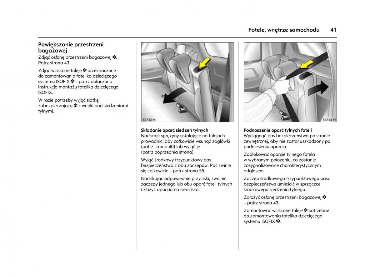 Opel Agila A instrukcja obslugi / page 45