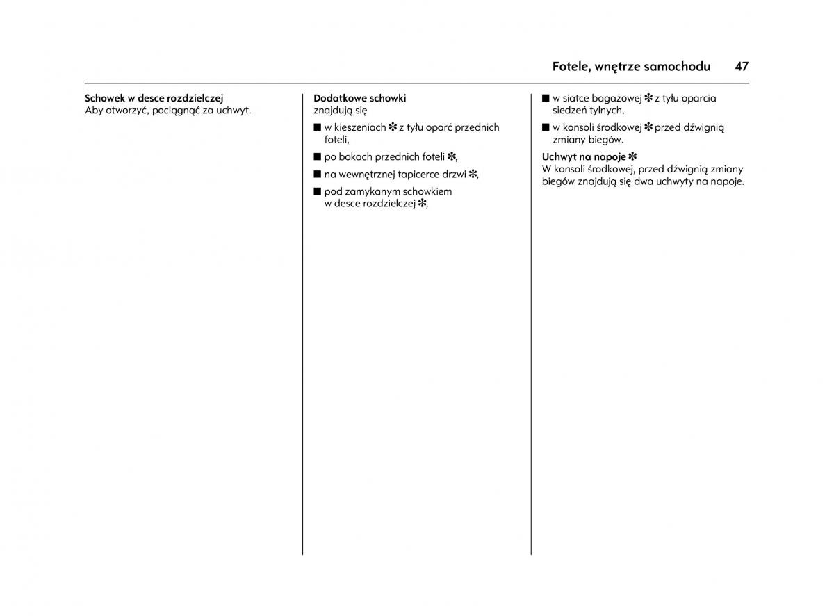 Opel Agila A instrukcja obslugi / page 51