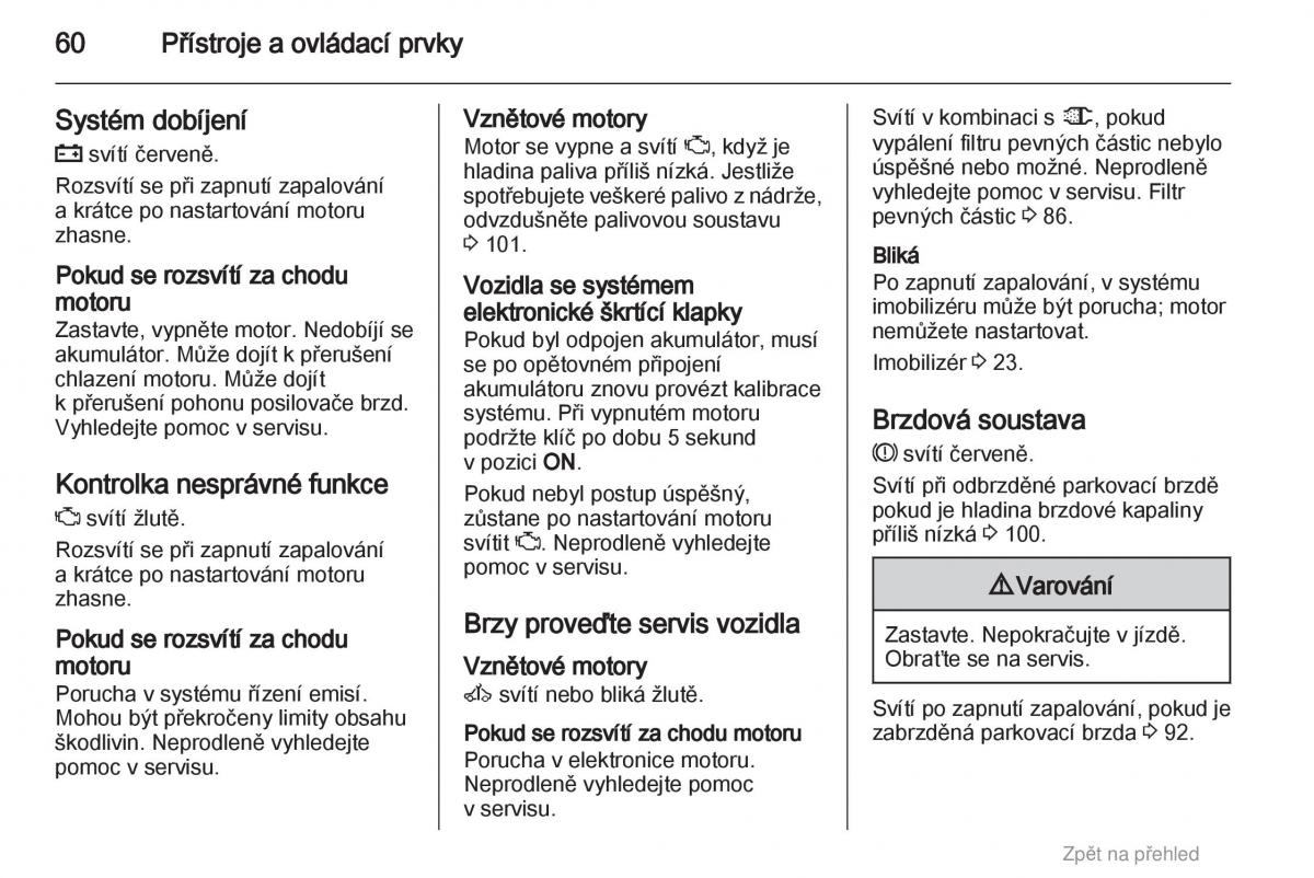 Opel Agila B navod k obsludze / page 60