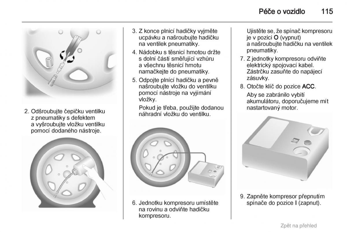 Opel Agila B navod k obsludze / page 115