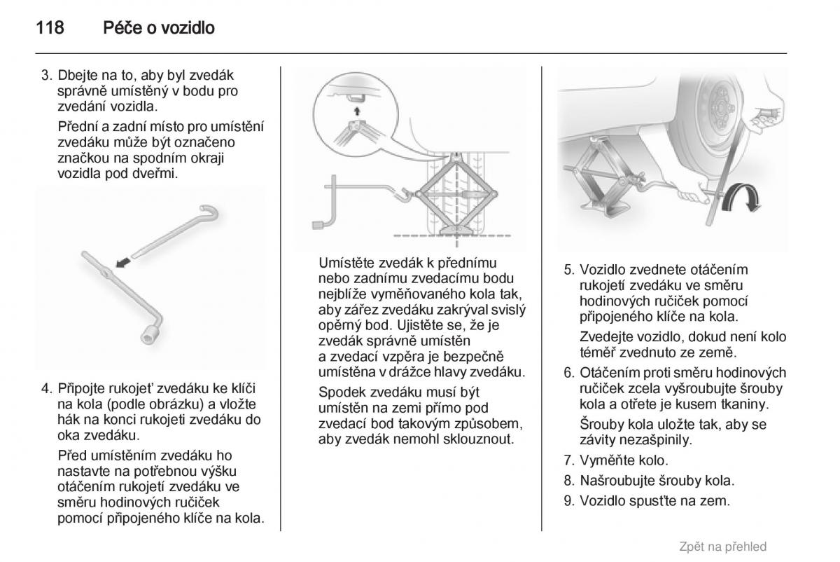 Opel Agila B navod k obsludze / page 118