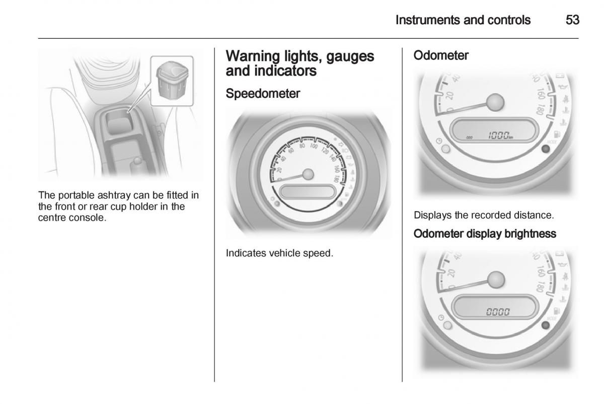 Opel Agila B owners manual / page 53