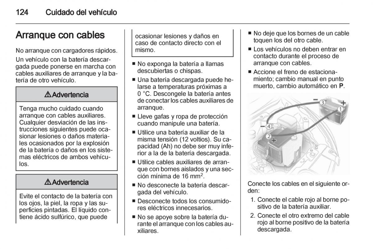 Opel Agila B manual del propietario / page 126