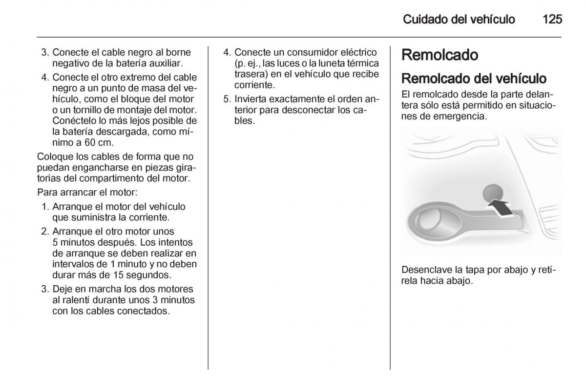 Opel Agila B manual del propietario / page 127