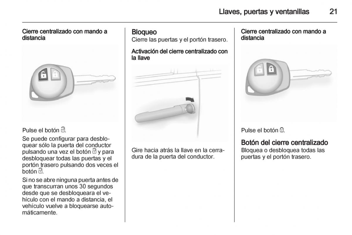 Opel Agila B manual del propietario / page 23