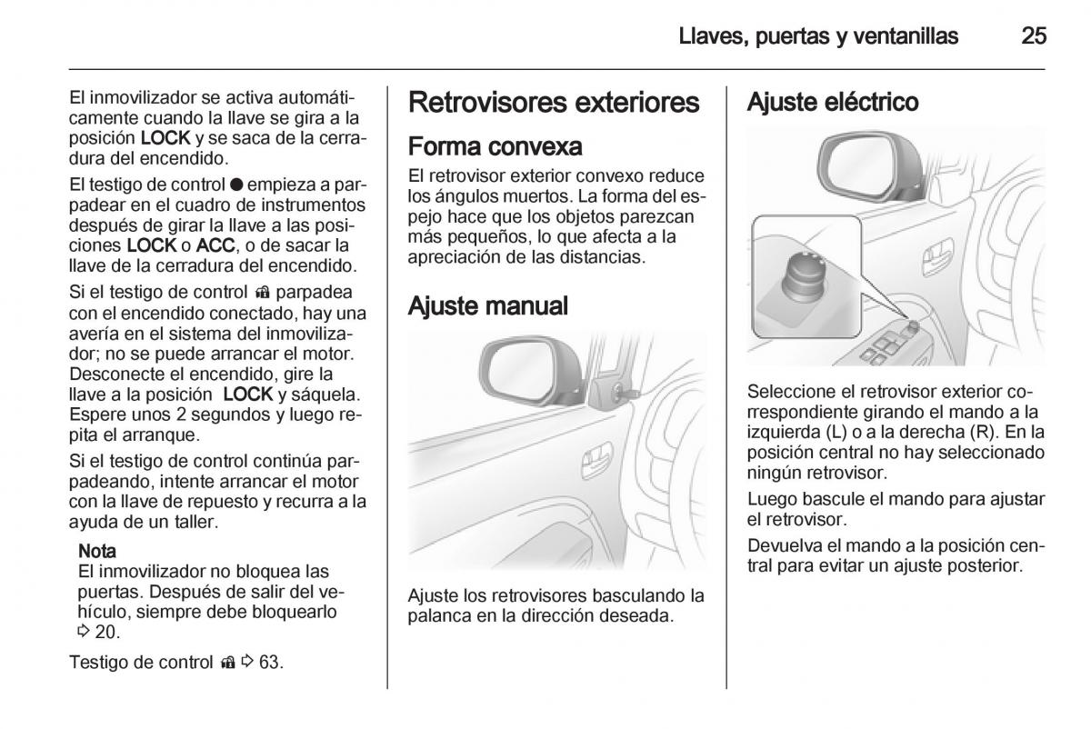 Opel Agila B manual del propietario / page 27