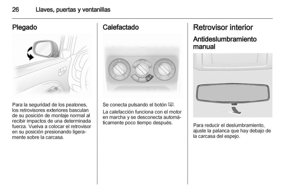 Opel Agila B manual del propietario / page 28