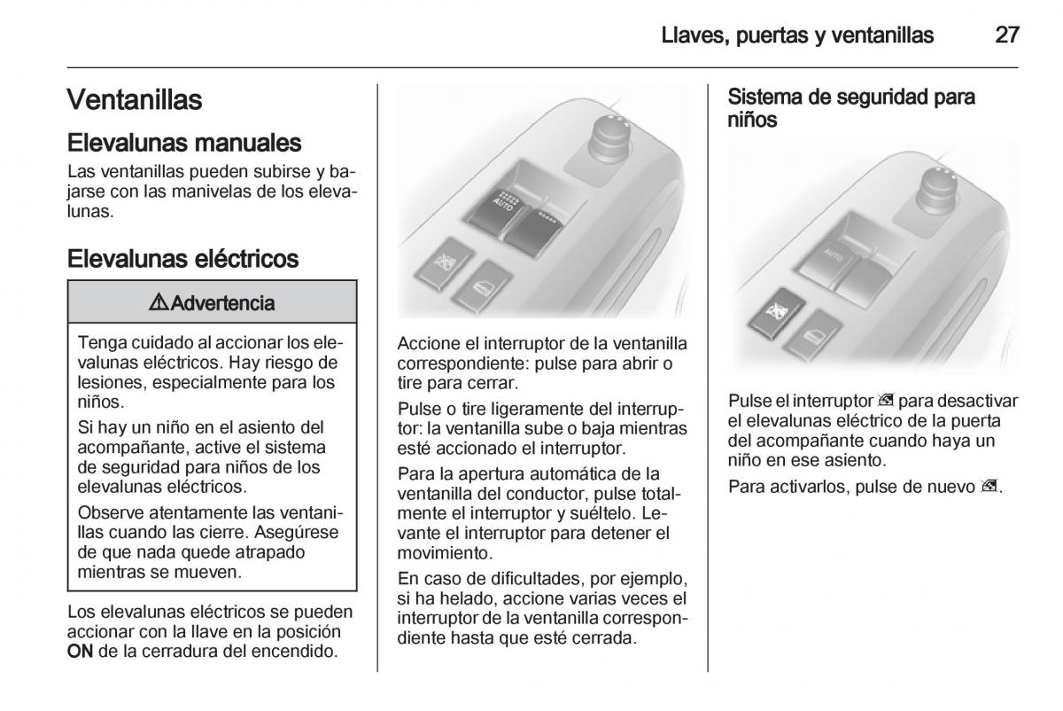 Opel Agila B manual del propietario / page 29