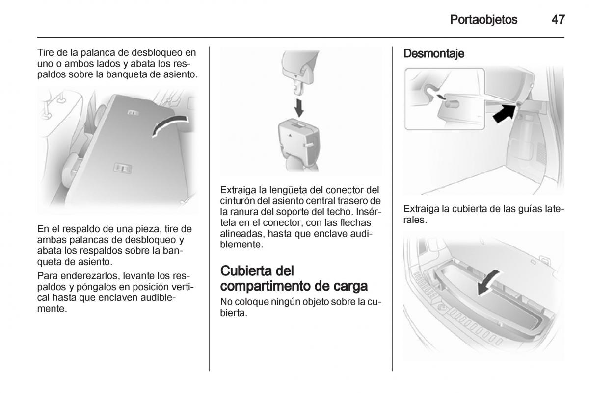 Opel Agila B manual del propietario / page 49