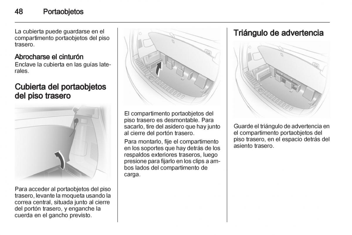 Opel Agila B manual del propietario / page 50