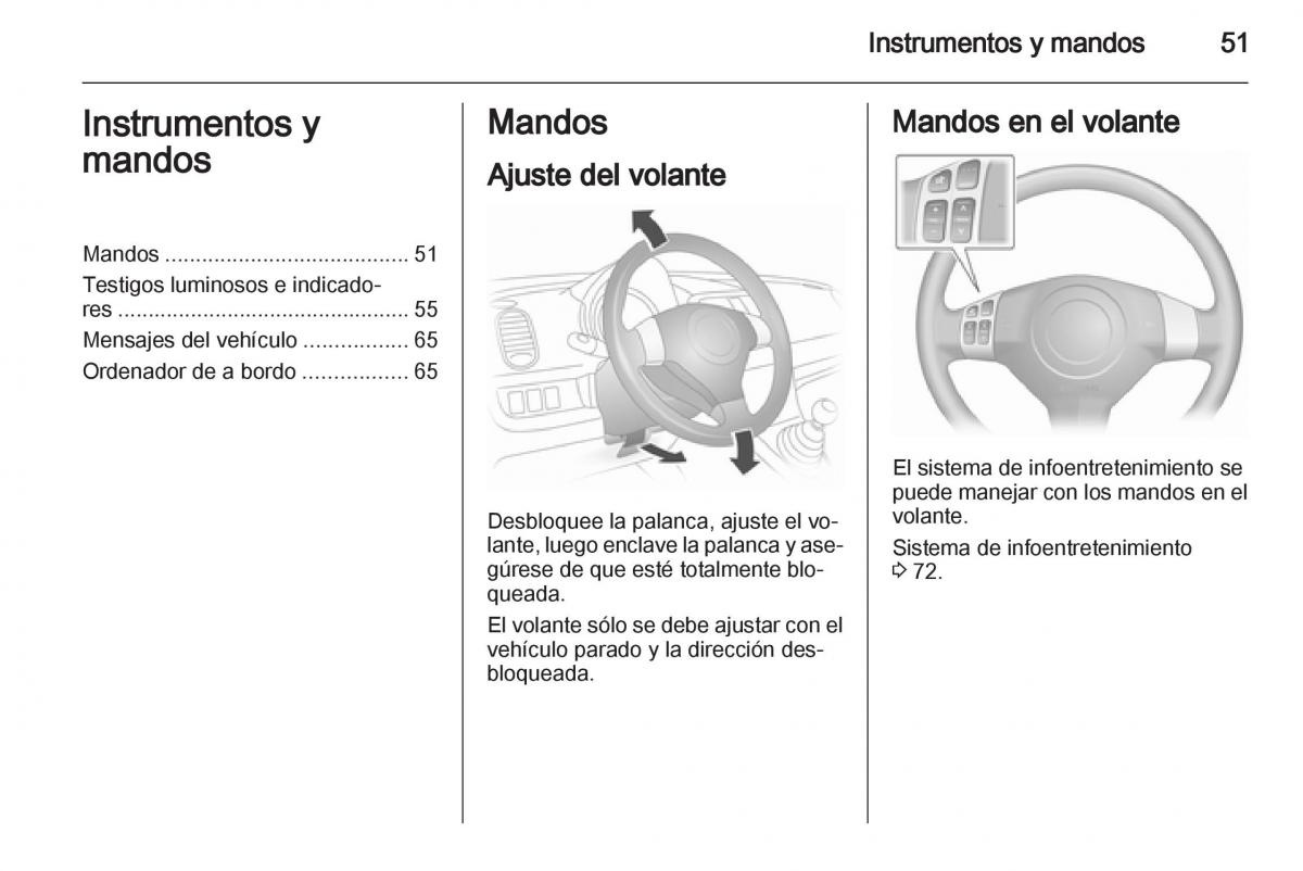 Opel Agila B manual del propietario / page 53