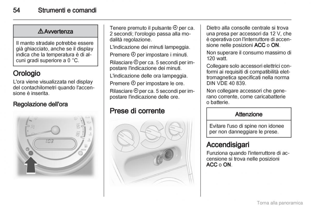 Opel Agila B manuale del proprietario / page 55