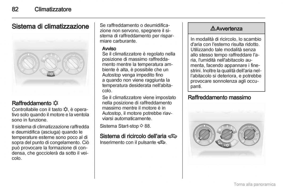 Opel Agila B manuale del proprietario / page 83