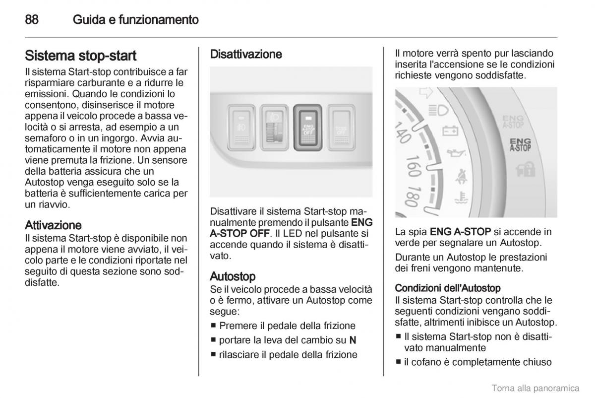 Opel Agila B manuale del proprietario / page 89