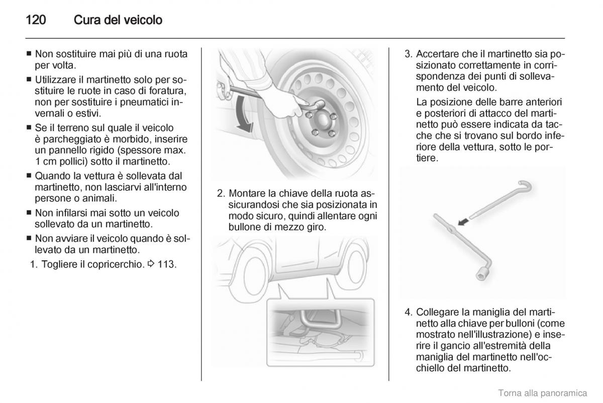 Opel Agila B manuale del proprietario / page 121