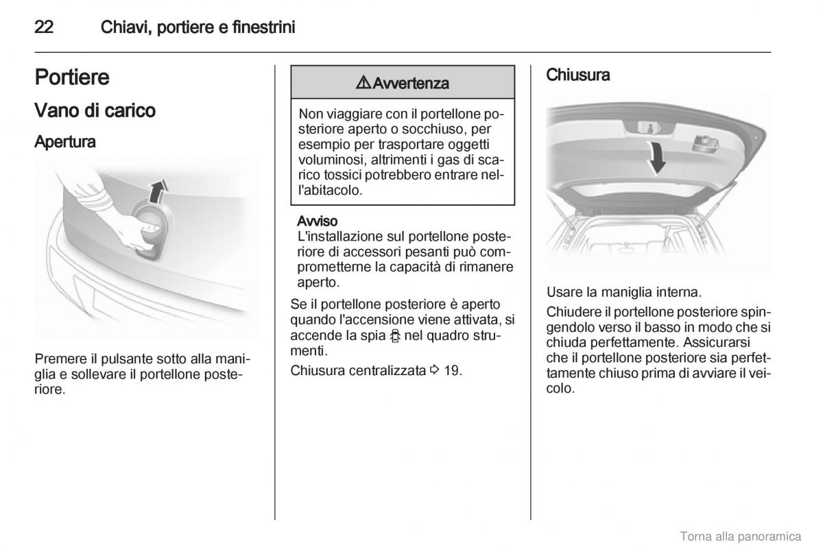 Opel Agila B manuale del proprietario / page 23