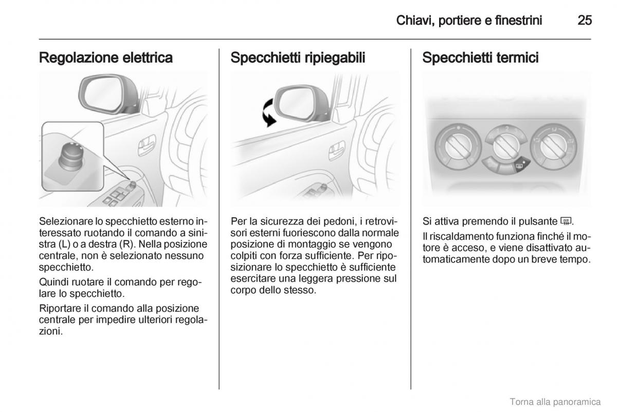 Opel Agila B manuale del proprietario / page 26