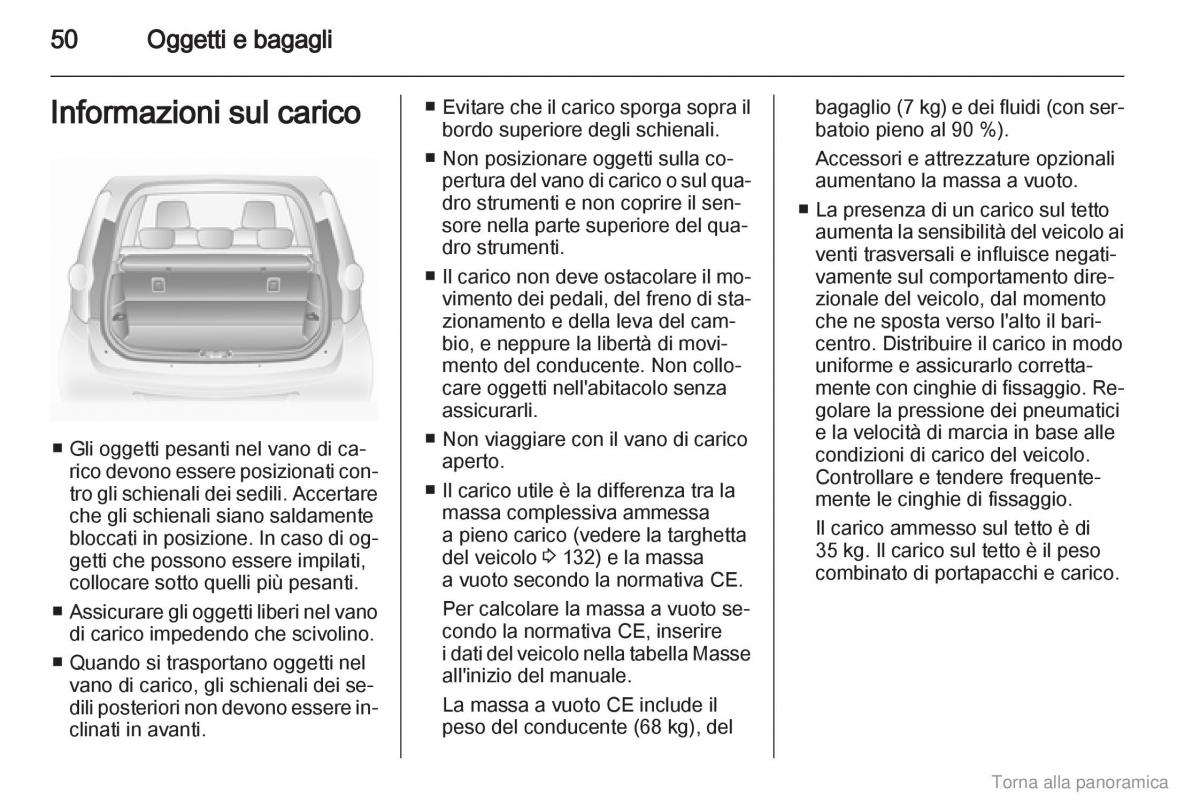 Opel Agila B manuale del proprietario / page 51