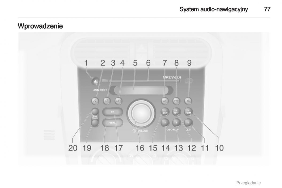 Opel Agila B instrukcja obslugi / page 77