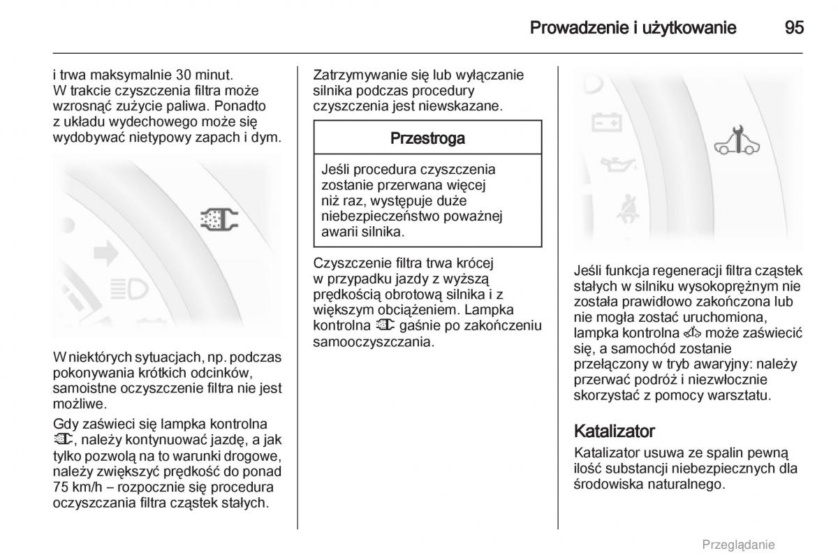 Opel Agila B instrukcja obslugi / page 95