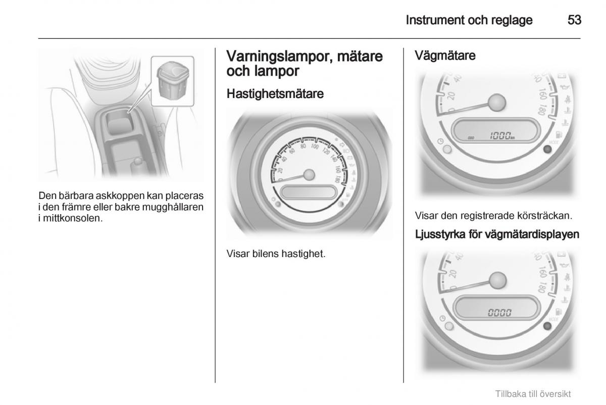 Opel Agila B instruktionsbok / page 53