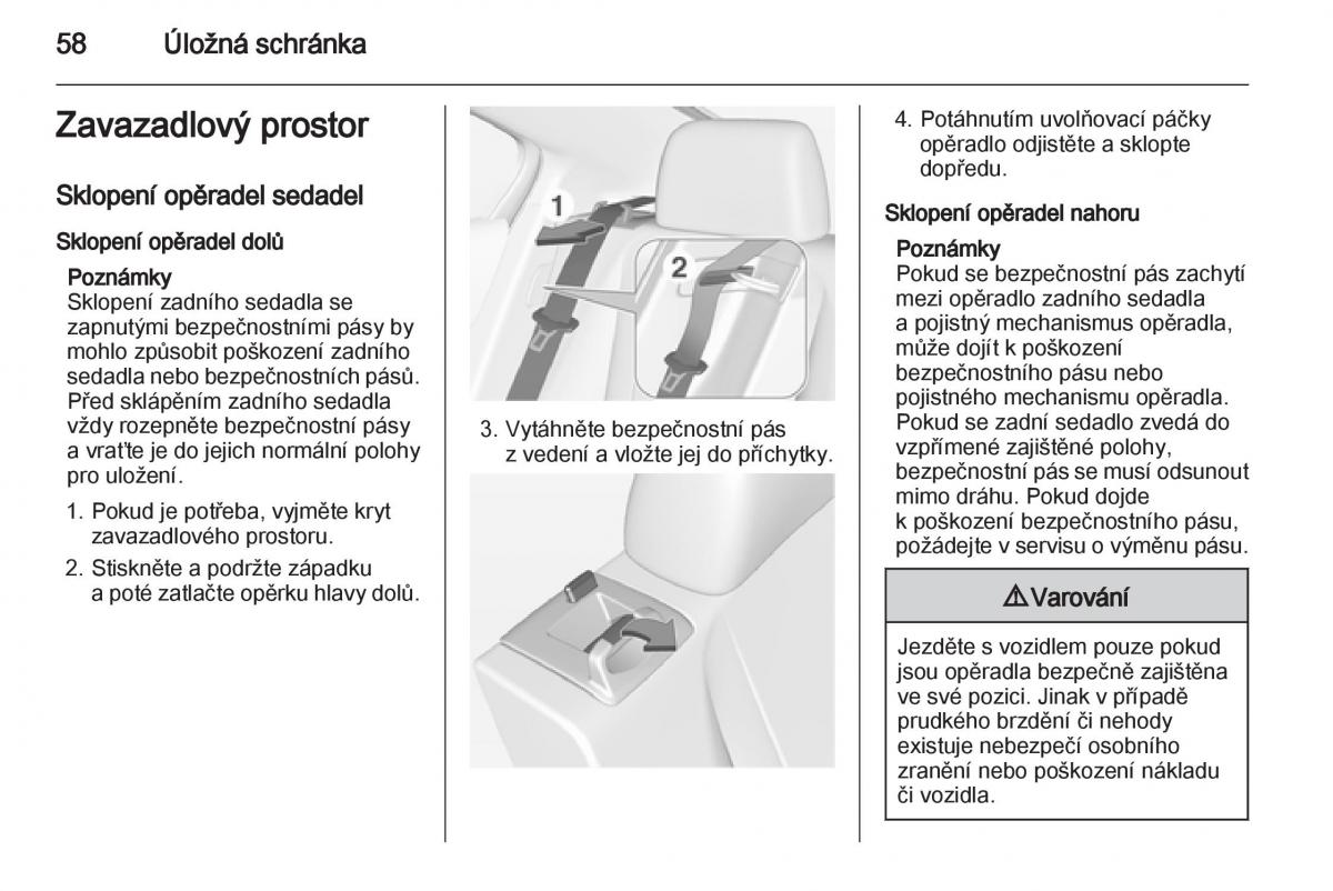 Opel Ampera navod k obsludze / page 60