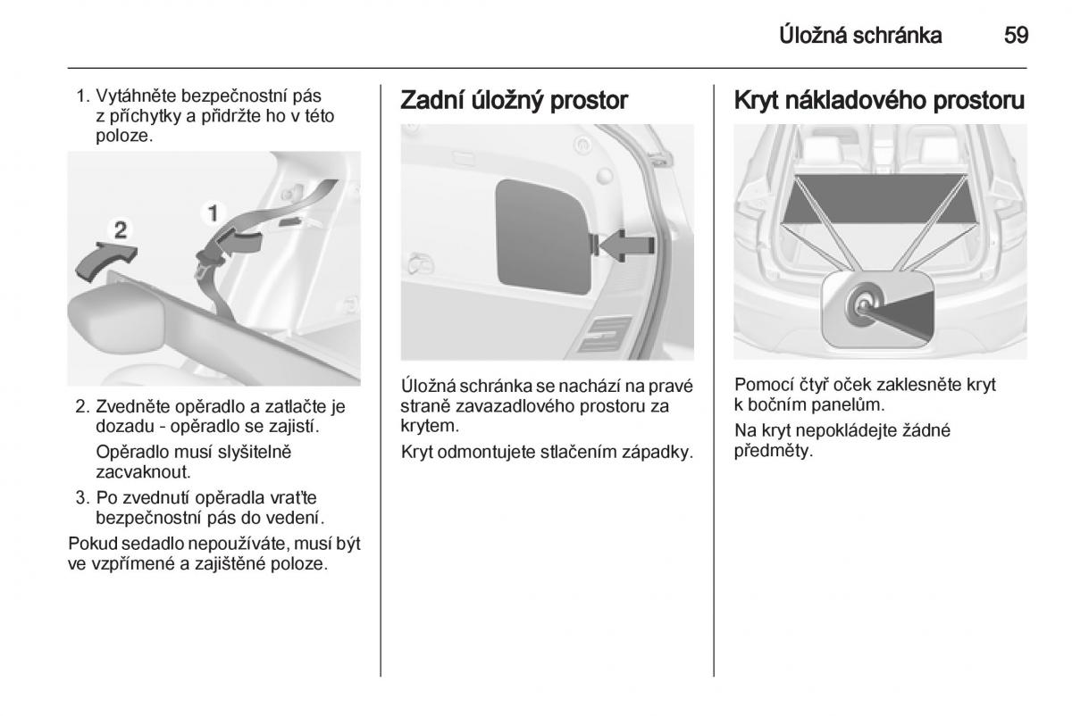 Opel Ampera navod k obsludze / page 61