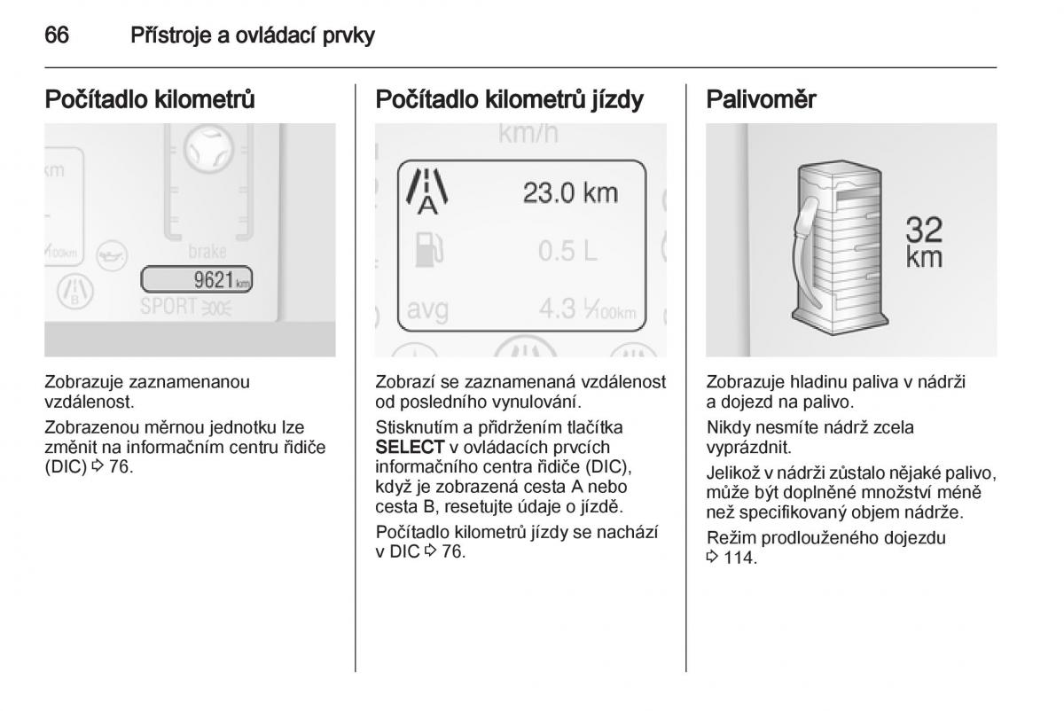 Opel Ampera navod k obsludze / page 68