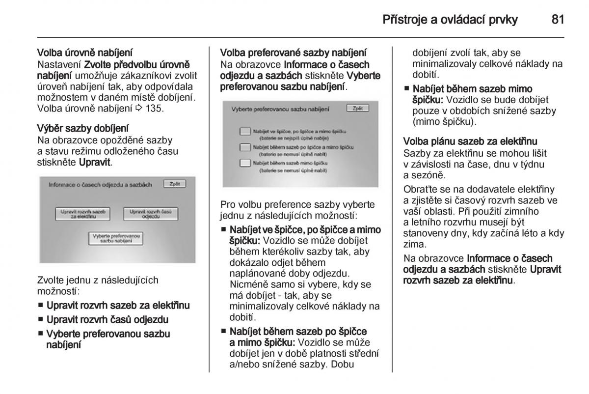 Opel Ampera navod k obsludze / page 83