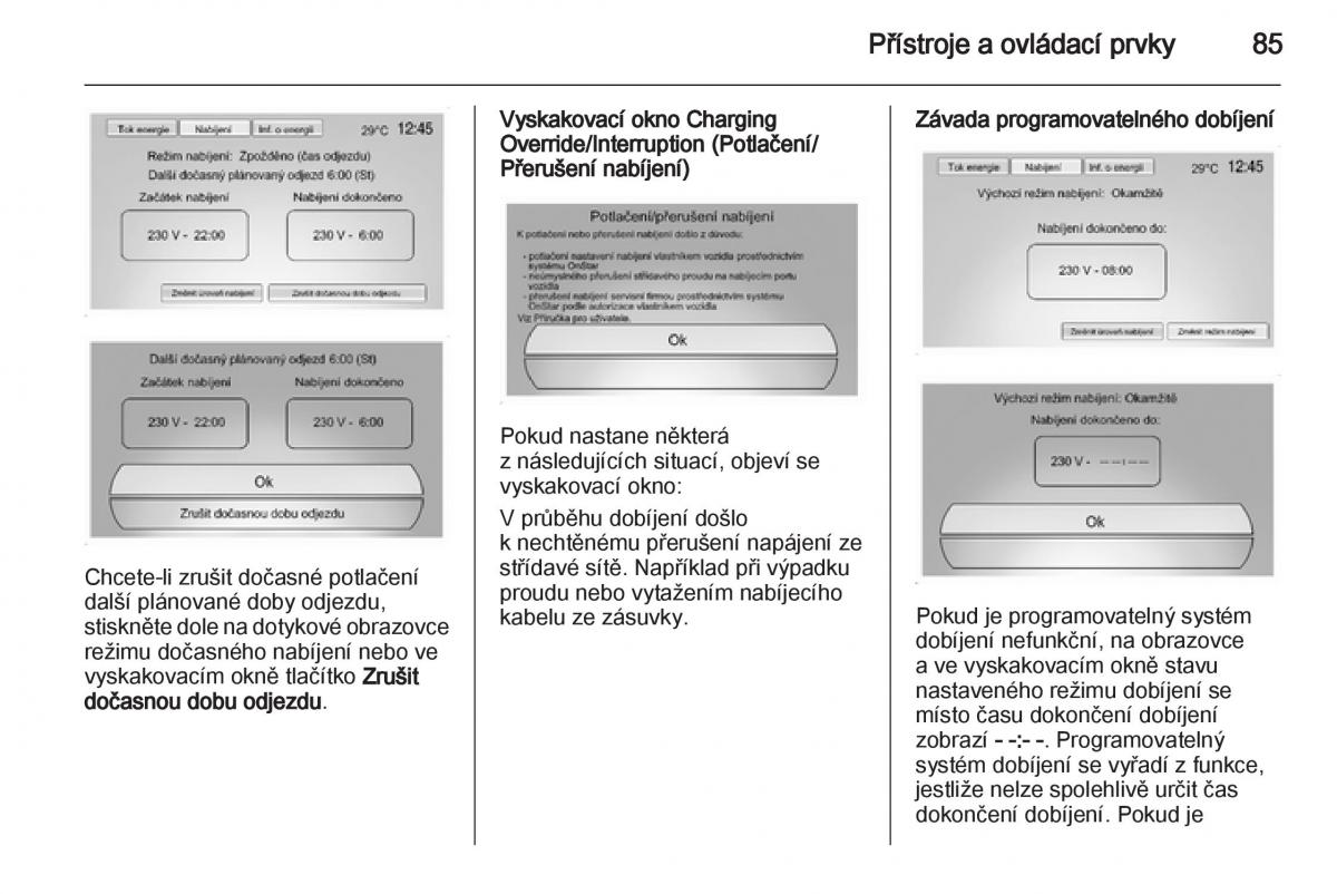 Opel Ampera navod k obsludze / page 87