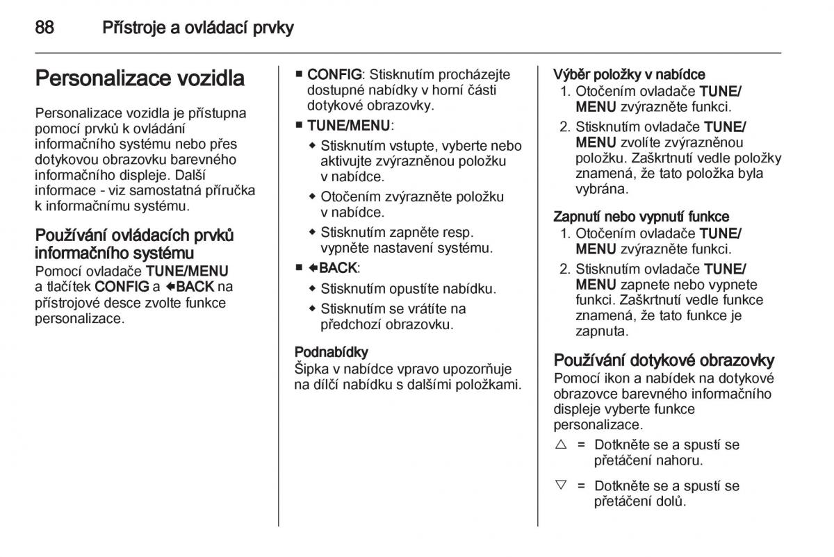 Opel Ampera navod k obsludze / page 90