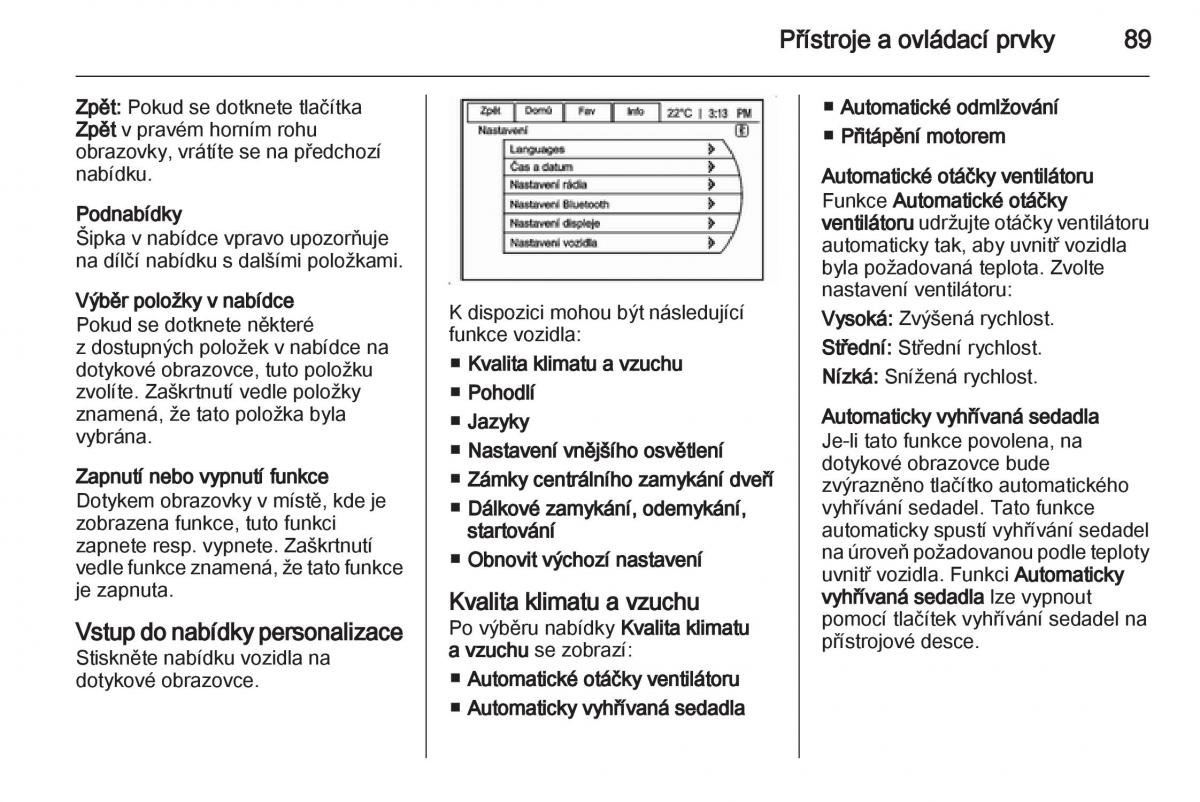 Opel Ampera navod k obsludze / page 91