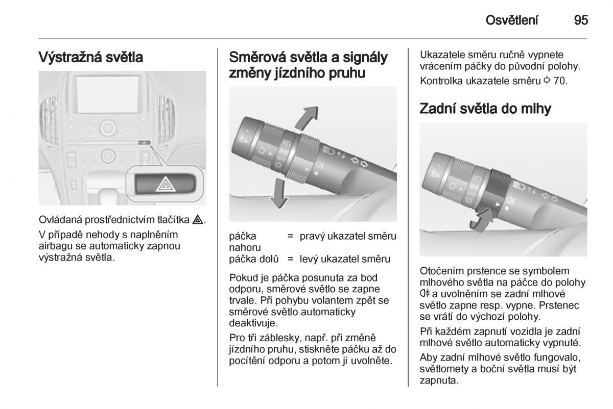 Opel Ampera navod k obsludze / page 97