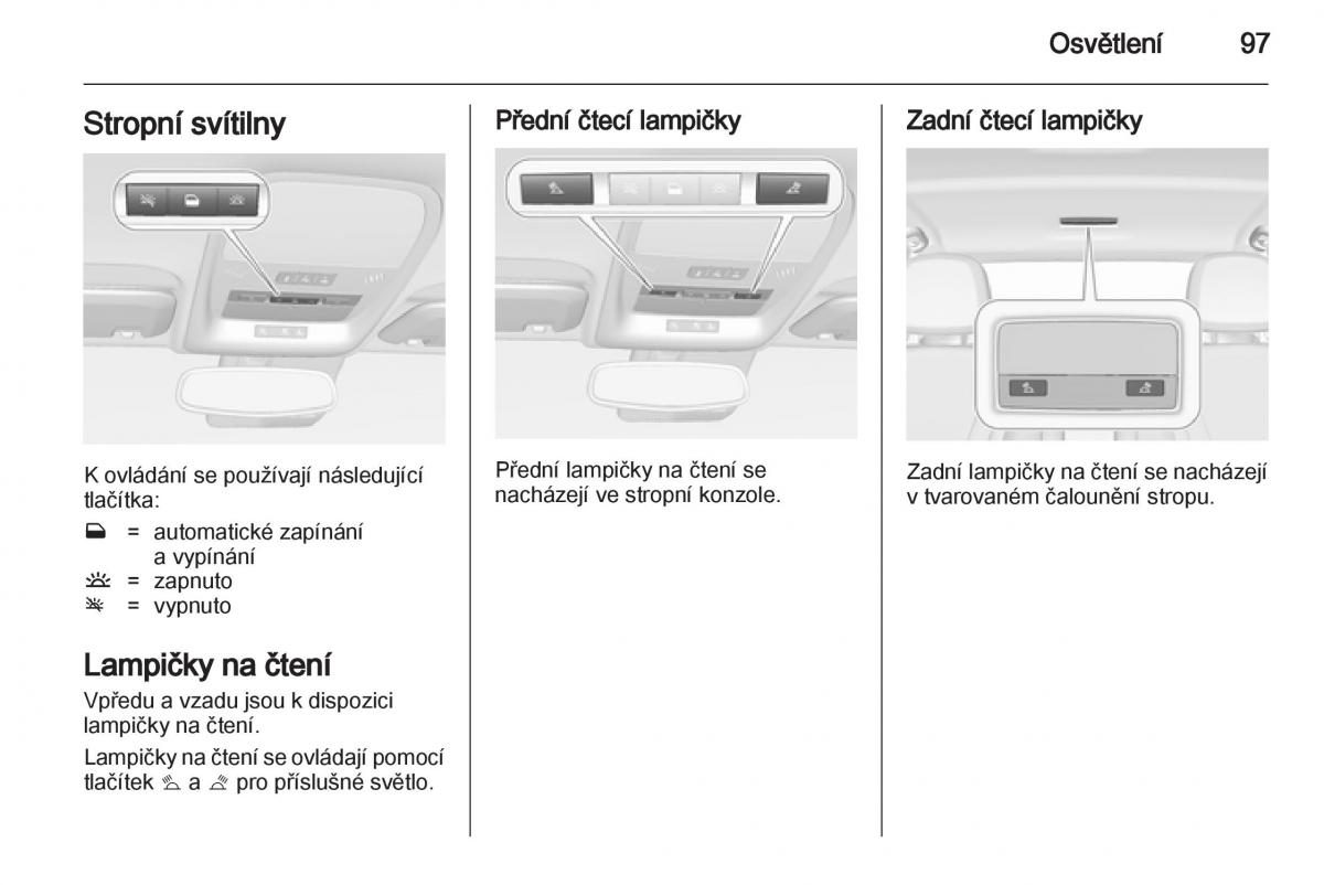 Opel Ampera navod k obsludze / page 99