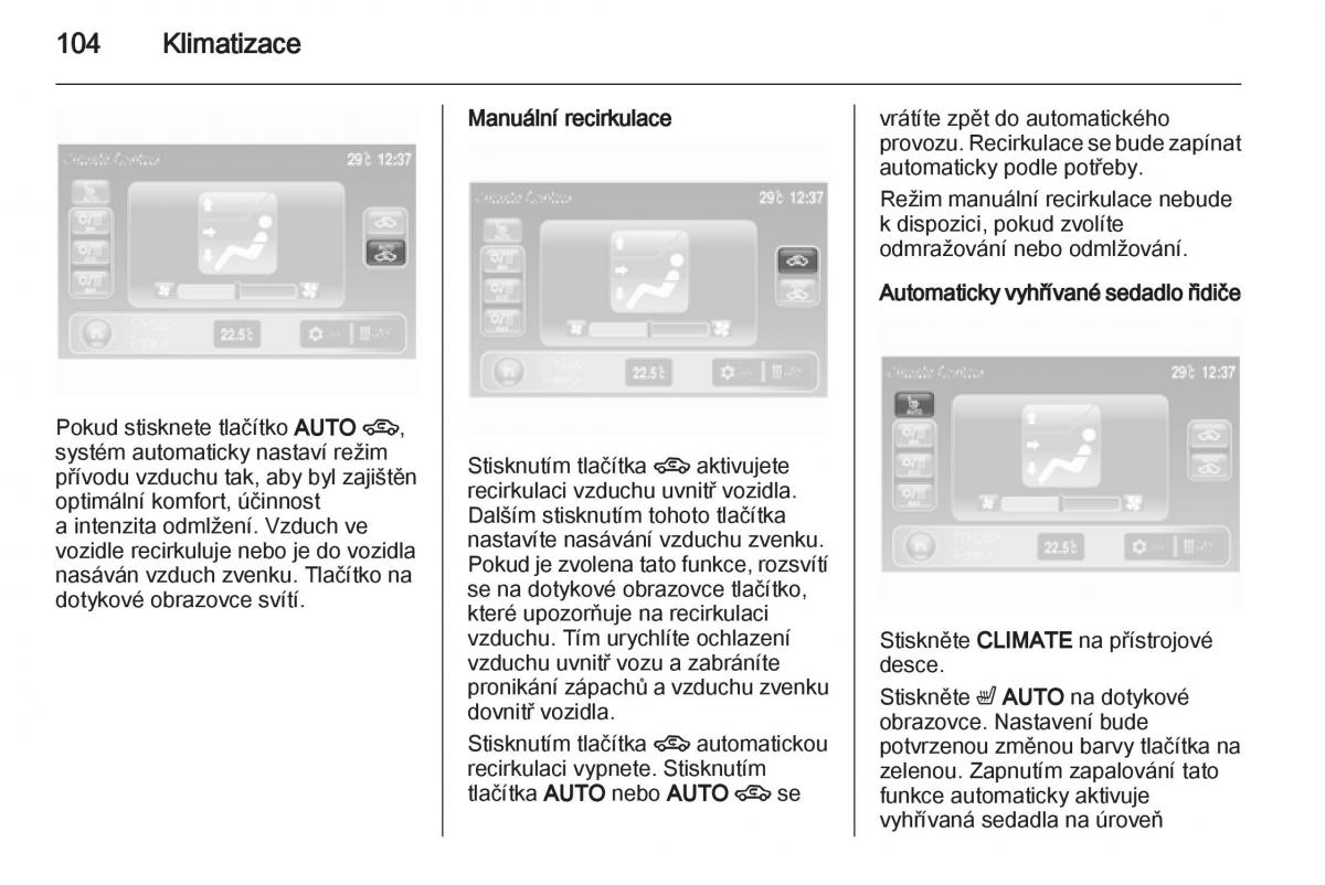 Opel Ampera navod k obsludze / page 106