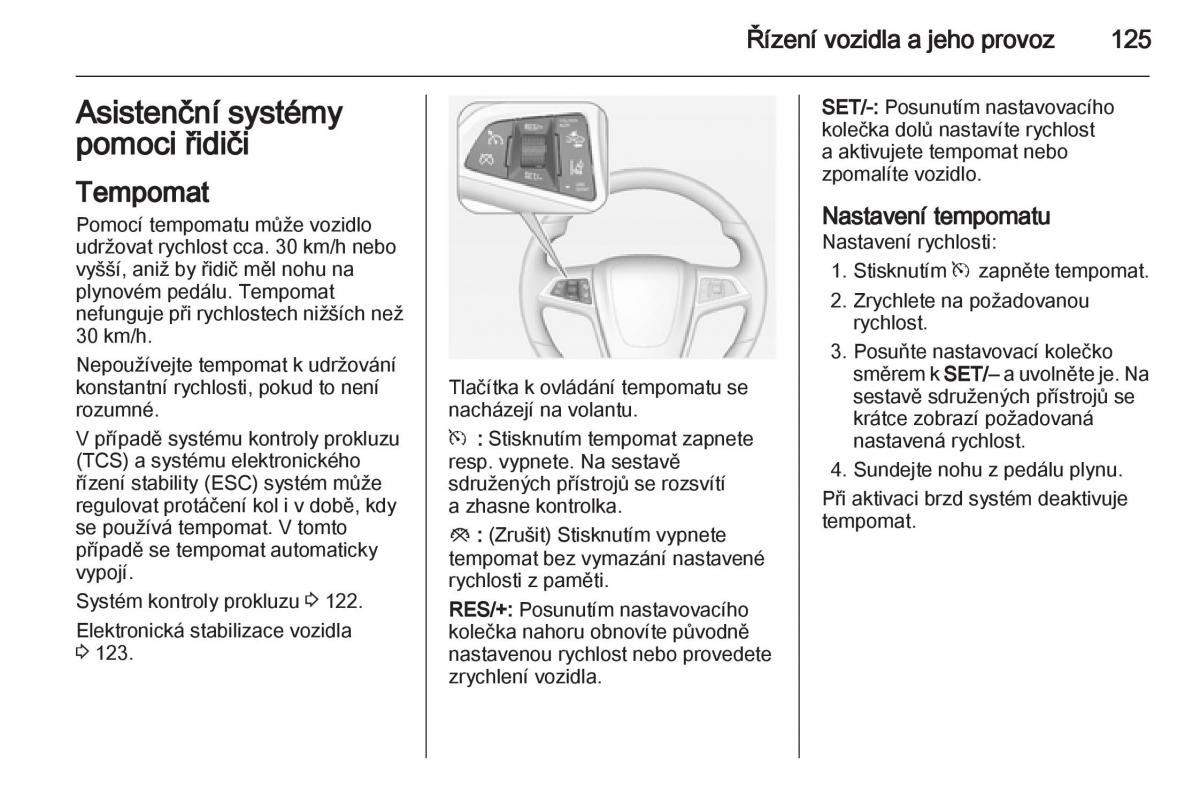 Opel Ampera navod k obsludze / page 127