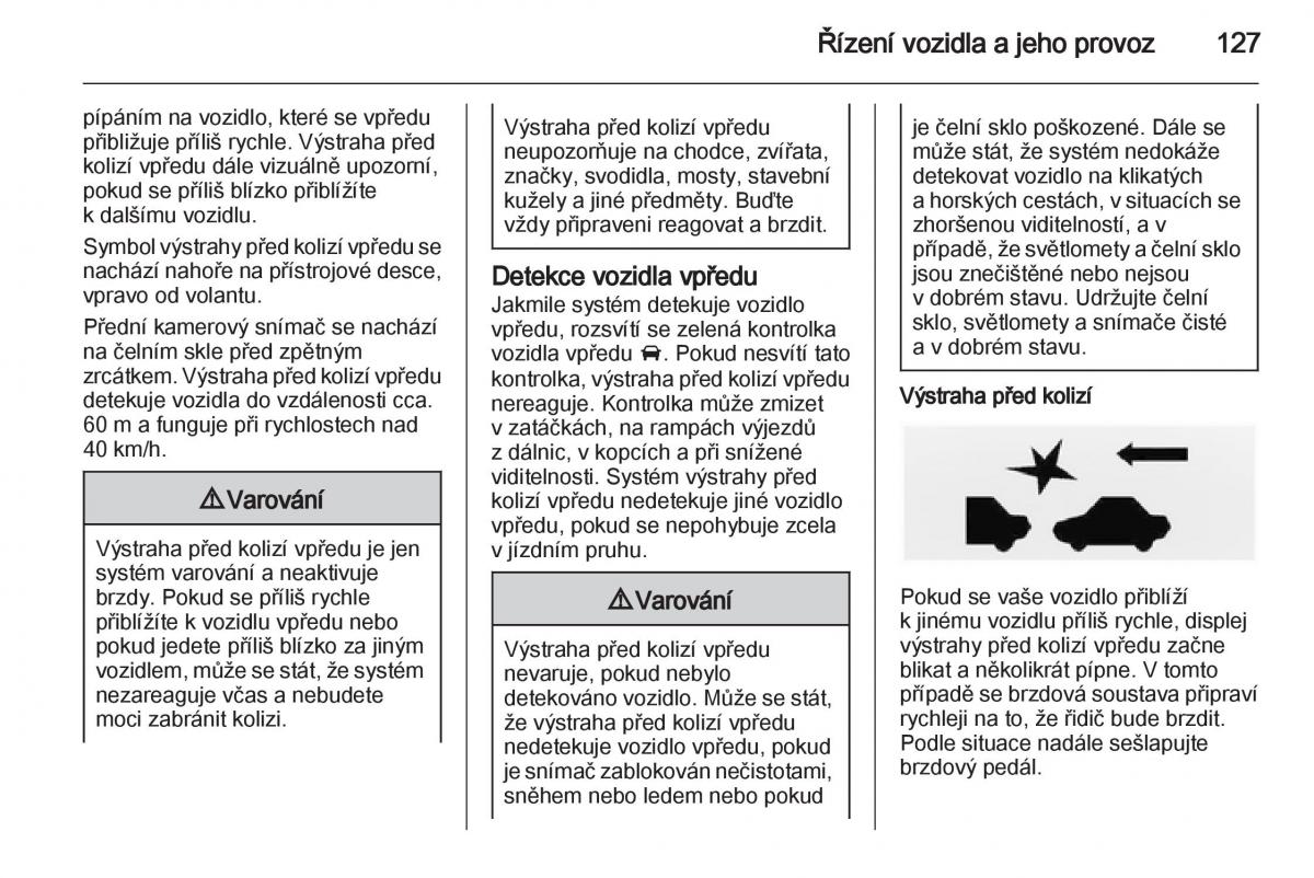 Opel Ampera navod k obsludze / page 129