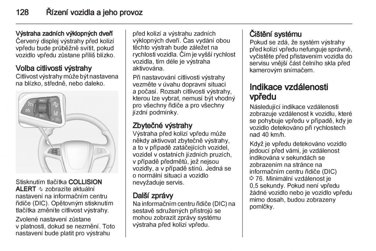 Opel Ampera navod k obsludze / page 130