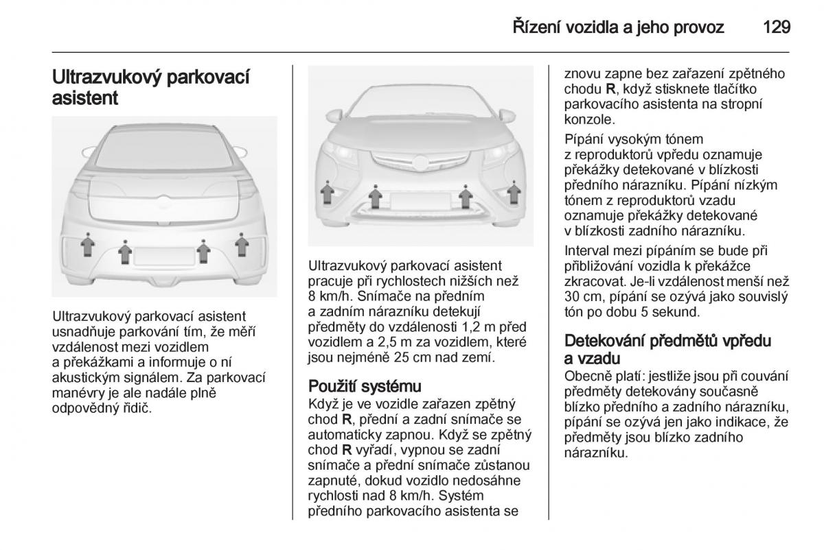 Opel Ampera navod k obsludze / page 131