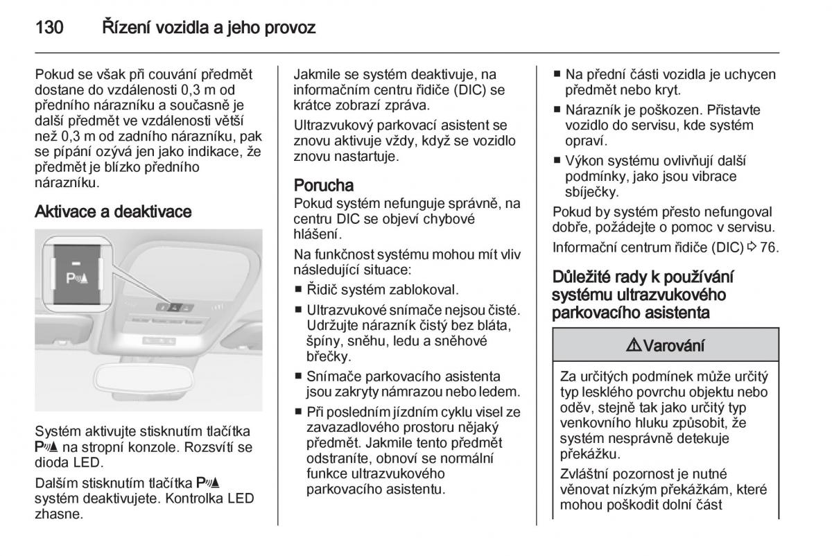 Opel Ampera navod k obsludze / page 132