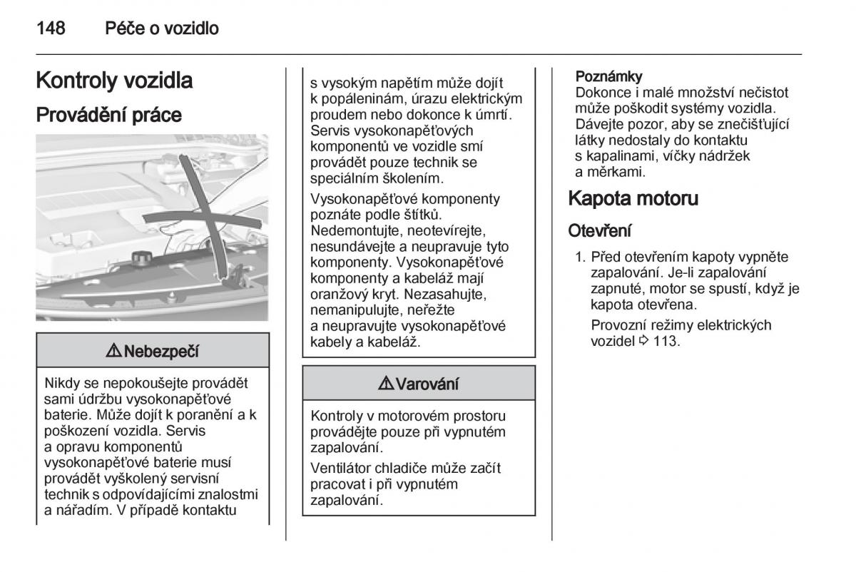 Opel Ampera navod k obsludze / page 150